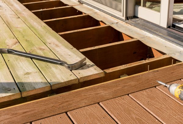 Cost of Old Deck Repair in Orange