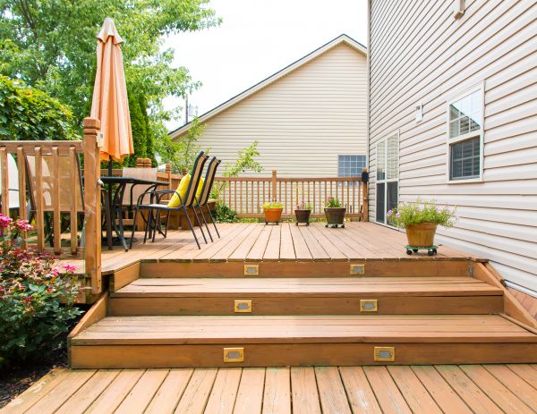Cost of Wooden Patio Installation in Orange