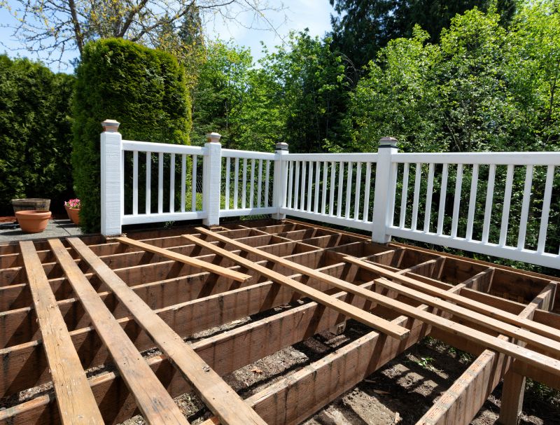 Side View of Deck Construction
